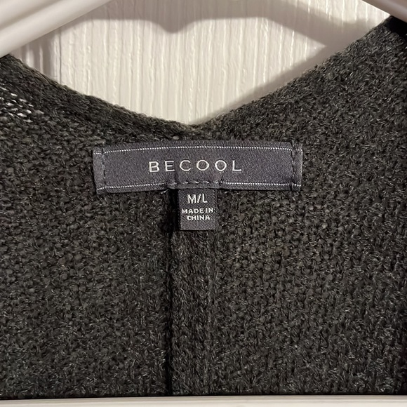 Waffle Knit Open Front Cardigan size M/L - Picture 2 of 7